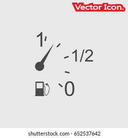 Fuel icon isolated sign symbol and flat style for app, web and digital design. Vector illustration.