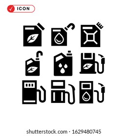 fuel icon or logo isolated sign symbol vector illustration - Collection of high quality black style vector icons
