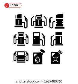 fuel icon or logo isolated sign symbol vector illustration - Collection of high quality black style vector icons
