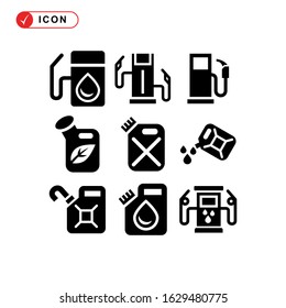 fuel icon or logo isolated sign symbol vector illustration - Collection of high quality black style vector icons
