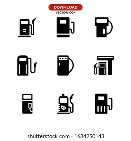 fuel icon or logo isolated sign symbol vector illustration - Collection of high quality black style vector icons
