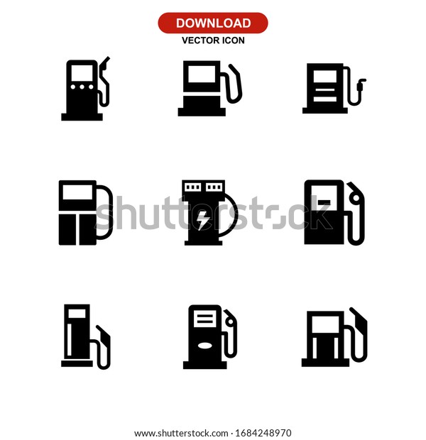 fuel icon or\
logo isolated sign symbol vector illustration - Collection of high\
quality black style vector\
icons\
