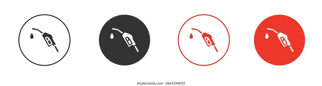 Ícone de combustível para logotipo, símbolo de sinal de vetor para design