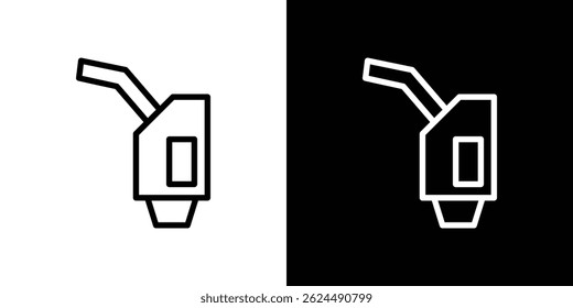 Fuel icon. Logotype vector set
