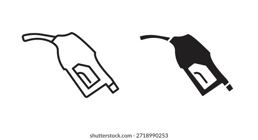 Icono del combustible para el App móvil, diseños editables