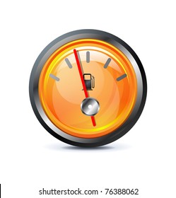 Fuel icon on white background
