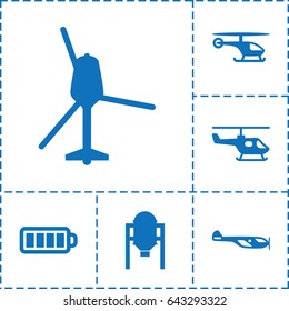 Fuel icon. set of 6 fuel filled icons such as tank, helicopter
