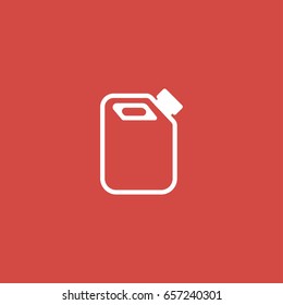 fuel icon. sign design. red background
