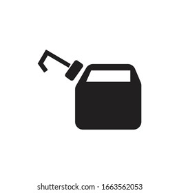 fuel icon simple vector illustration on white background