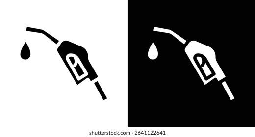 Fuel icon symbols. Vector illustration.