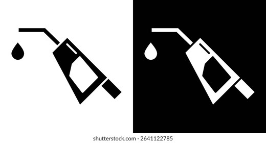 Fuel icon symbols. Vector illustration.