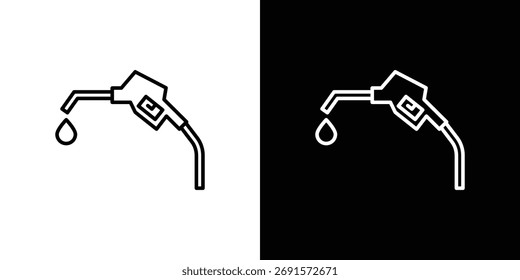 Fuel icon. Thin linear vectors pack
