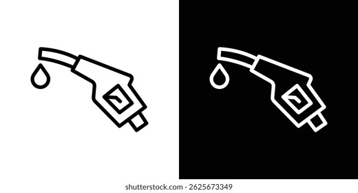 ícone de combustível coleção de vetor. ilustração de sinal de vetor