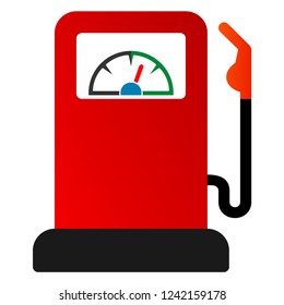 Fuel Icon Vector. Simple flat symbol adn design. Perfect color pictogram illustration on white background.