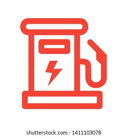 Fuel Icon Vector. Simple flat symbol. on white background. - Vector