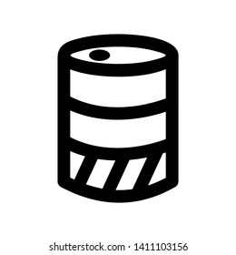 Fuel Icon Vector. Simple flat symbol. on white background. - Vector