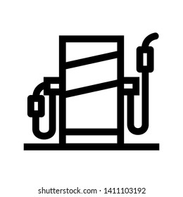 Fuel Icon Vector. Simple flat symbol. on white background. - Vector