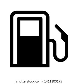 Fuel Icon Vector. Simple flat symbol. on white background. - Vector