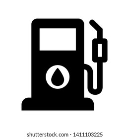 Fuel Icon Vector. Simple flat symbol. on white background. - Vector
