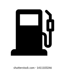 Fuel Icon Vector. Simple flat symbol. on white background. - Vector