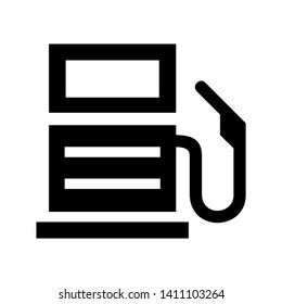 Fuel Icon Vector. Simple flat symbol. on white background. - Vector