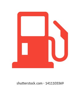 Fuel Icon Vector. Simple flat symbol. on white background. - Vector