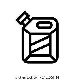 Fuel Icon Vector. Simple flat symbol. on white background. - Vector