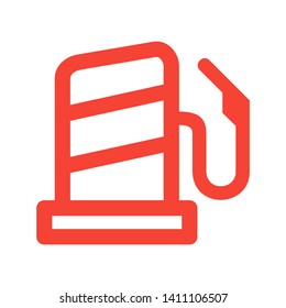 Fuel Icon Vector. Simple flat symbol. on white background. - Vector
