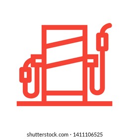 Fuel Icon Vector. Simple flat symbol. on white background. - Vector