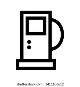 Fuel Icon Vector. Simple flat symbol. on white background. - Vector