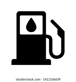 Fuel Icon Vector. Simple flat symbol. on white background. - Vector