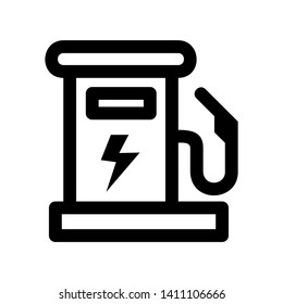 Fuel Icon Vector. Simple flat symbol. on white background. - Vector