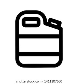 Fuel Icon Vector. Simple flat symbol. on white background. - Vector