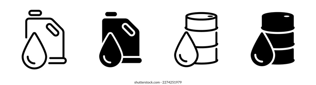  Fuel icons. Car fuel vector icon set. Fuel icon set. Gas station icons. EPS 10