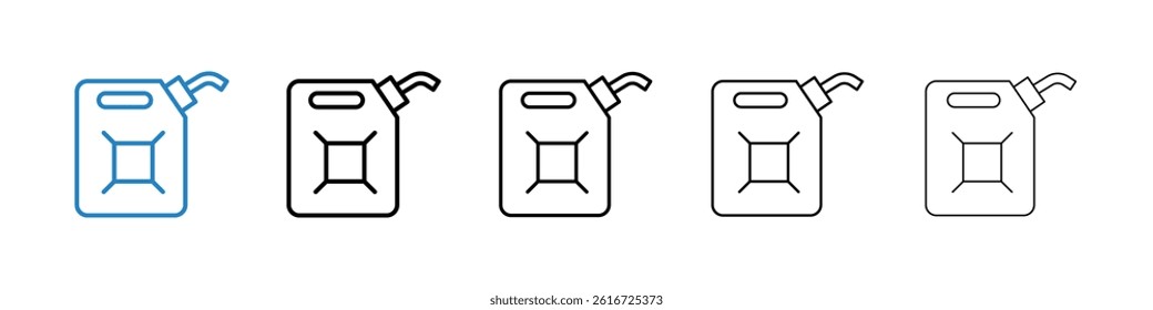 Fuel icons collection vectors for web ui