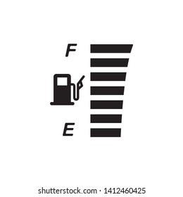 fuel indicator icon, logo template