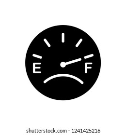 fuel indicator icon vector