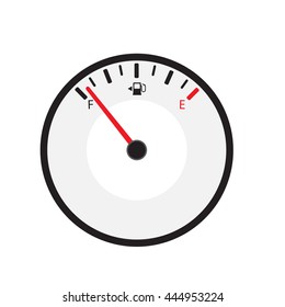 Fuel indicator. Illustration on white background for design ,Full Energy