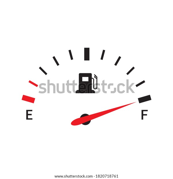 Fuel\
indicators gas meter. Gauge vector tank full\
icon