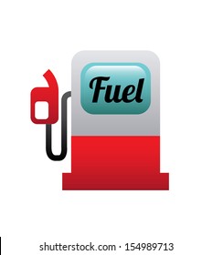 fuel  industry over white background vector illustration  