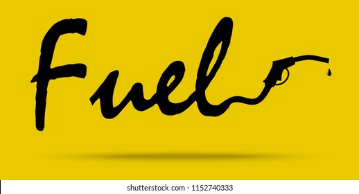 Fuel logo. Vector Illustration