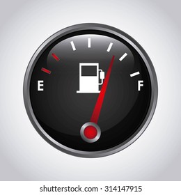 Fuel Meter  Design, Vector Illustration Eps10 Graphic 