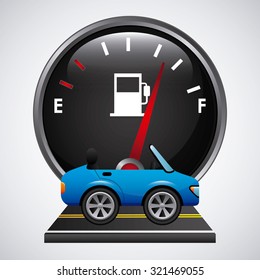 fuel meter design, vector illustration eps10 graphic 