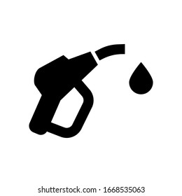 Fuel Nozzle Icon Vector Glyph Style