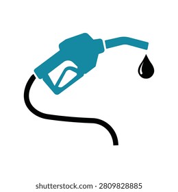 Fuel nozzle illustration representing gasoline refueling, petroleum services, automotive energy supply, fuel stations, industrial equipment, transportation infrastructure, and commercial fueling design applications.
