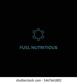 FUEL NUTRITIOUS LOGO WITH POLYGON SLIDES