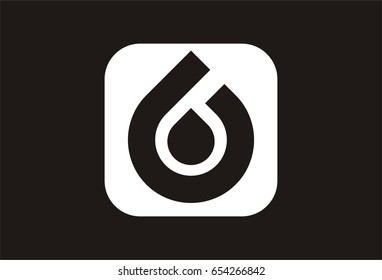Fuel Oil Flame Logo Vector