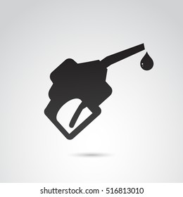 Fuel, petrol icon isolated on white background. Vector art.