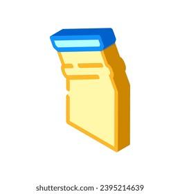 vector de icono isométrico del gasoducto de combustible. señal del gasoducto de combustible. ilustración de símbolo aislado