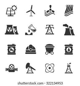 Fuel And Power Generation Web Icons
